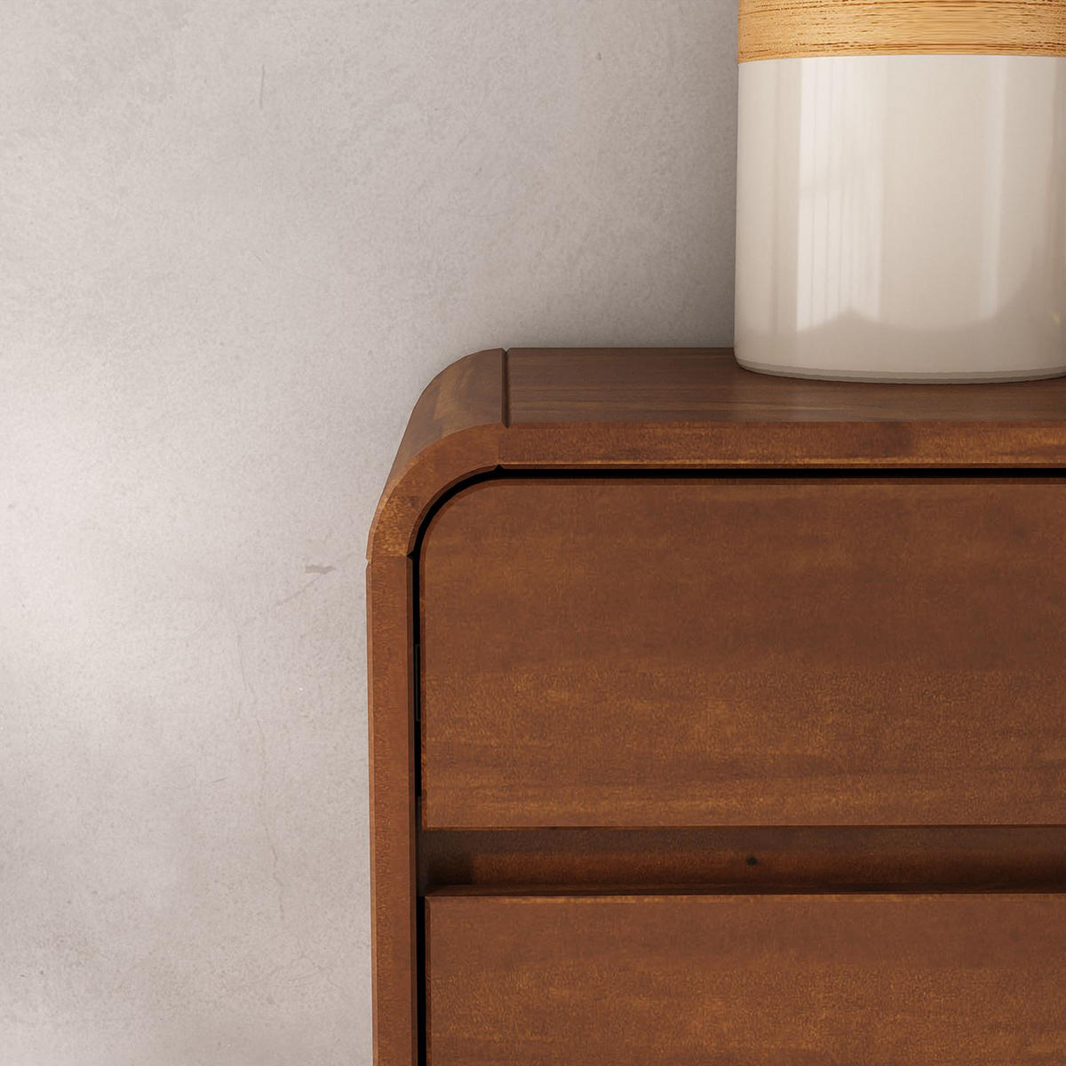 SCHUHKIPPER NAEL - Kastanienfarben, Holz (80/114/30cm) - IDIMEX