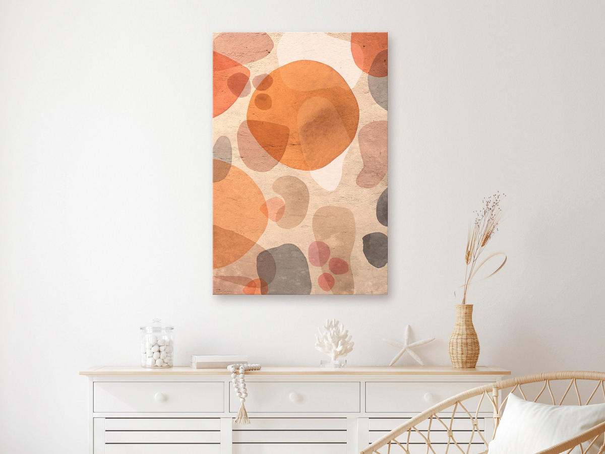 KUNSTDRUCK Bunt 60/90 cm - Multicolor, Textil (60/90cm) - KUNSTLOFT