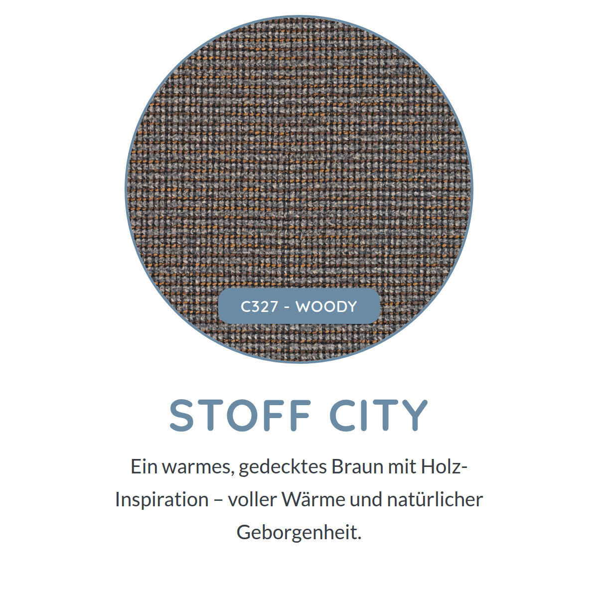 3-SITZER Carlisle Chenille Braun 274/97/93 cm - Graubraun, Kunststoff/Textil (274/93/97cm) - foamnova