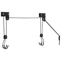 FAHRRADLIFT Deckenmontage 57 Kg - Schwarz, Metall (4/13.5/12cm) - vidaXL