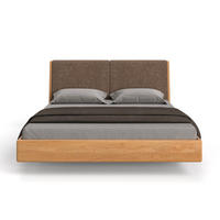 MASSIVHOLZBETT Lumo aus Eiche 200x220 cm, Storm 18 - Eichefarben/Naturfarben, Holz (200/220cm) - Danzz