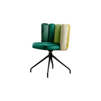 ESSZIMMERSTUHL JADA Grün Velvet Drehbar (360°) - Grün, Kunststoff/Textil (58/79/55cm) - KAWOLA