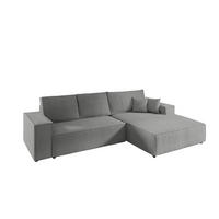 ECKSOFA Corunia In Poso - Grau, Holzwerkstoff/Textil (294/185cm) - Fun Möbel