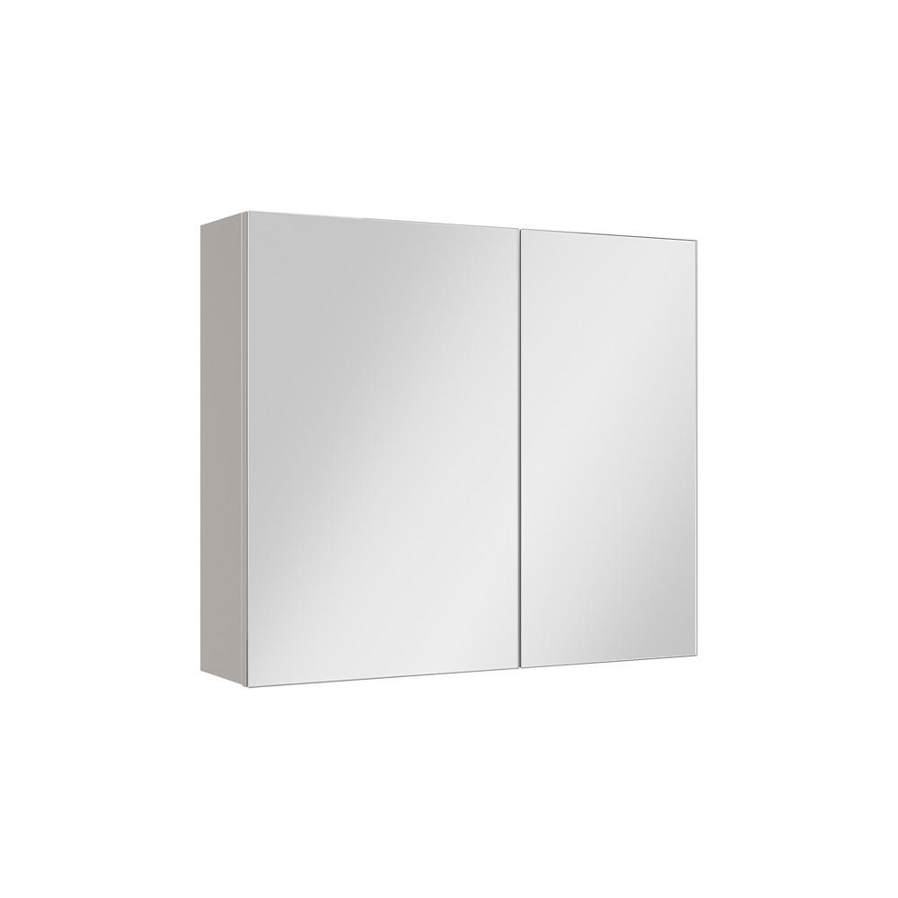 KOPALNIŠKA OMARICA Z OGLEDALOM Lavia, Kašmir, 70 x 60.2 cm - kašmir, leseni material (70/170/17cm) - Vicco