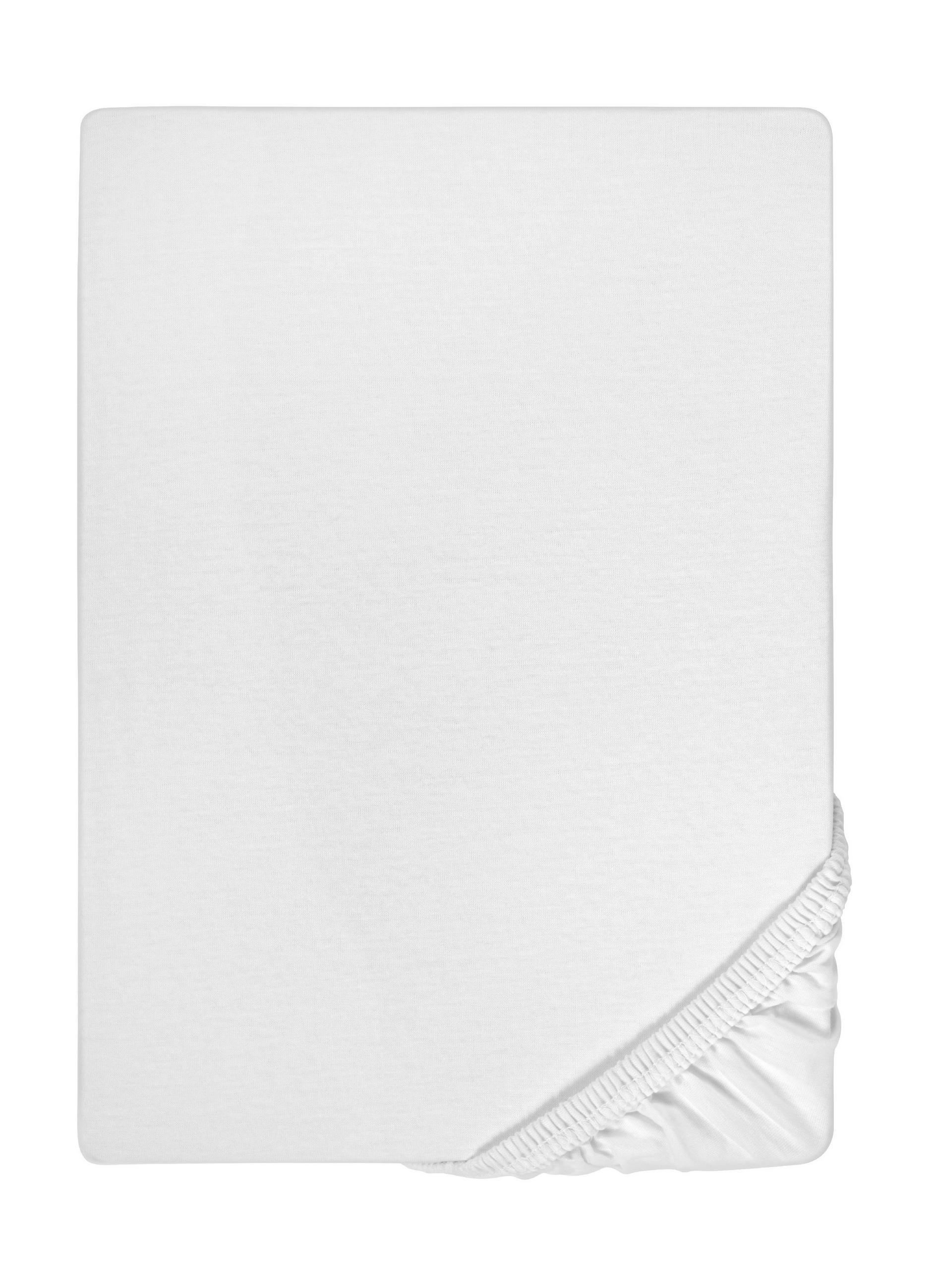 biberna Spannbetttuch Weiß 200x200 cm
