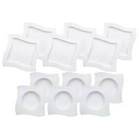 TAFELSERVICE NewWave weiß 12er Set - Weiß, Keramik (1/1/1cm) - Villeroy & Boch