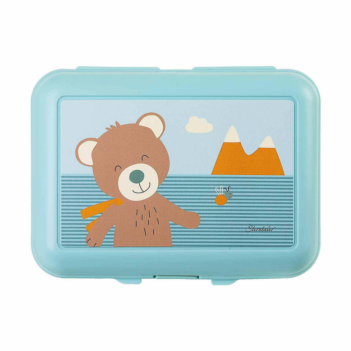 BROTDOSE Bär Ben 14 x 19 cm - Blau, Kunststoff (19/7.5/14cm) - Sterntaler