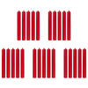STABKERZE (25er Set) Rainbow - Rot, Paraffin (2.2/18/2.2cm) - BUTLERS