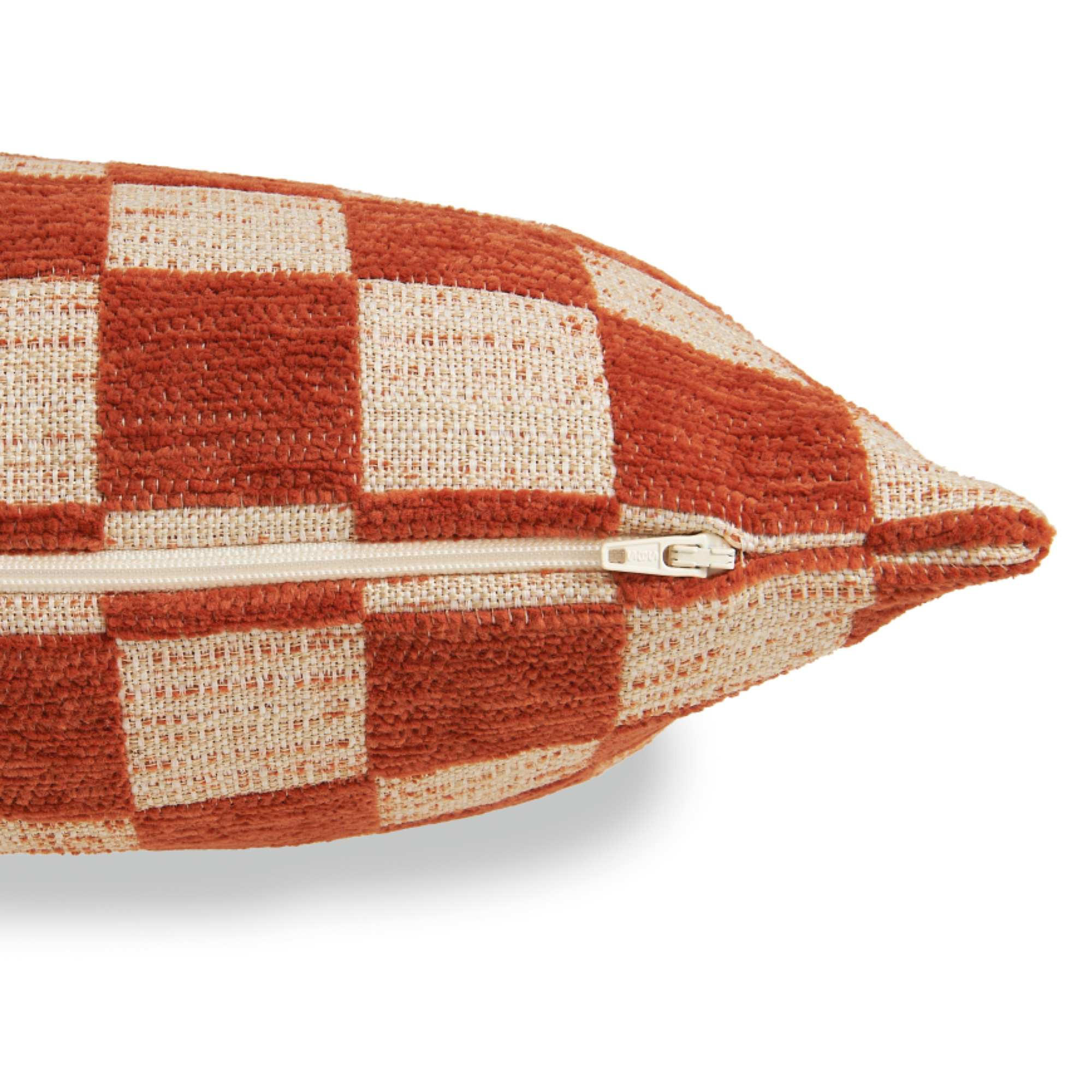 ZIERKISSENHÜLLE DEKOKISSENHÜLLE CHECKERBOX - Braun, Textil (45/45cm) - Tom Tailor