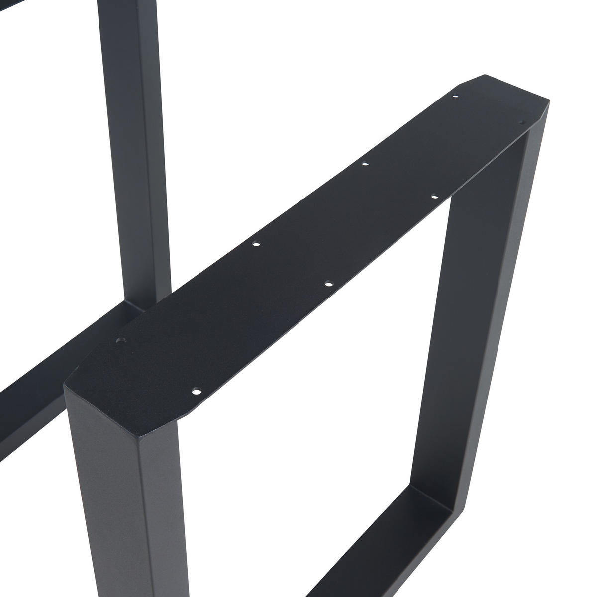 TISCHGESTELL-SET 2 TLG. Makers - Schwarz, Metall (60/72/10cm) - [en.casa]