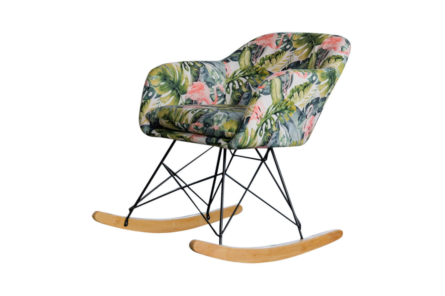 SCHAUKELSTUHL STELLA Multicolor Webstoff - Multicolor, Textil (62/73/75cm) - KAWOLA