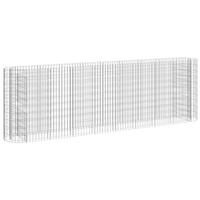 GABIONEN-HOCHBEET Verzinktes Eisen 330x50x100 cm - Silberfarben, Metall (330/100/50cm)