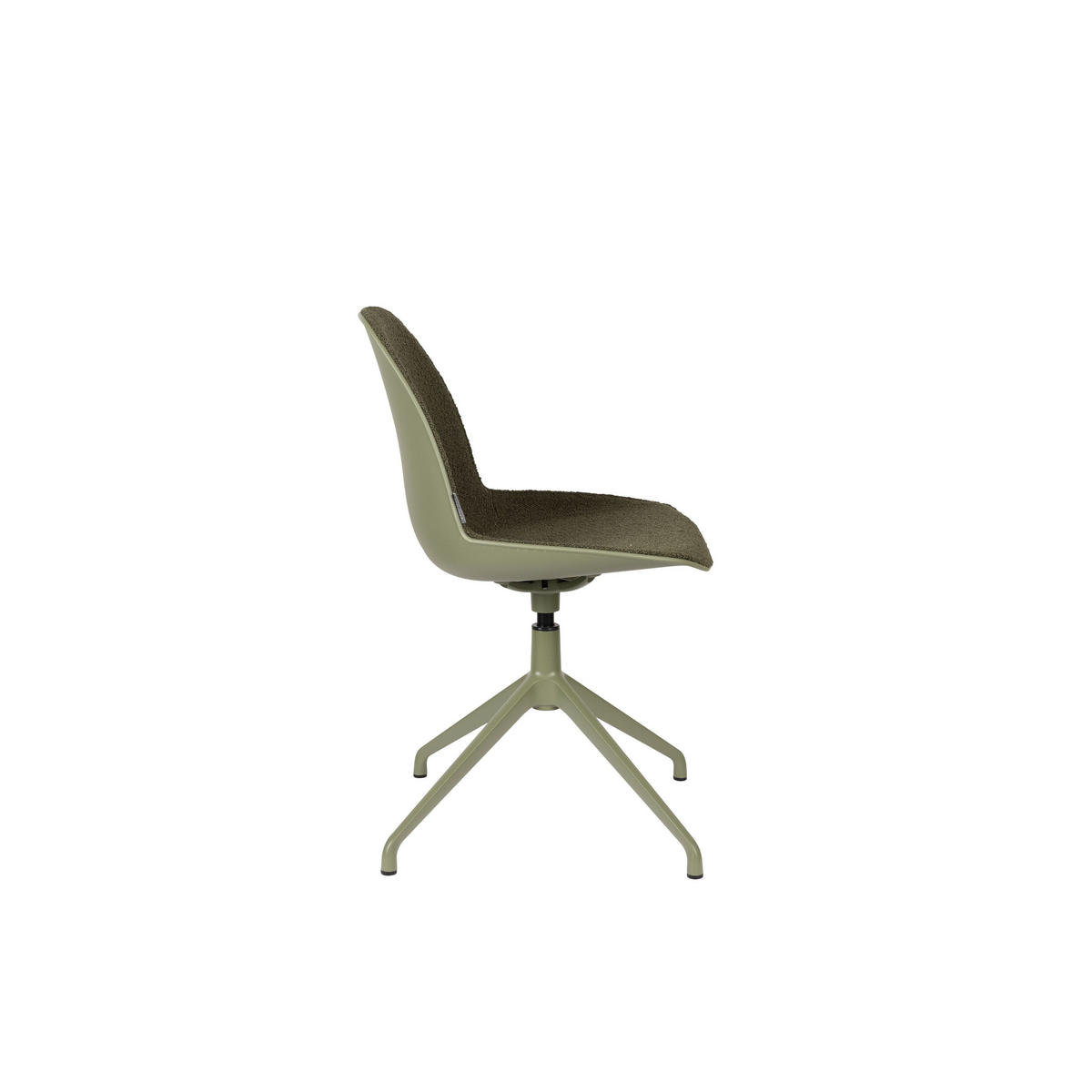 ESSZIMMERSTUHL Albert Kuip Swivel Grün - 2 er Set - Grün, Textil (45/83.6/52cm) - Zuiver