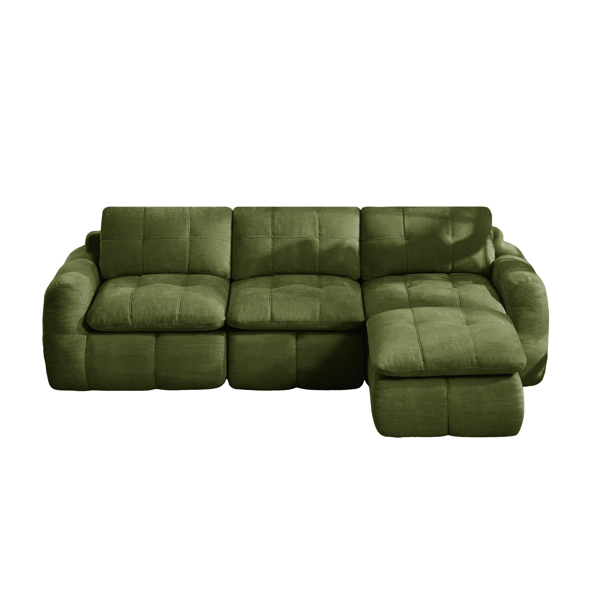 Oxeza Ecksofa Grün 264x160 cm