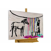 ACRYLBILD HANDGEMALT 100/75 cm - Multicolor, Holz/Textil (100/75cm) - KUNSTLOFT