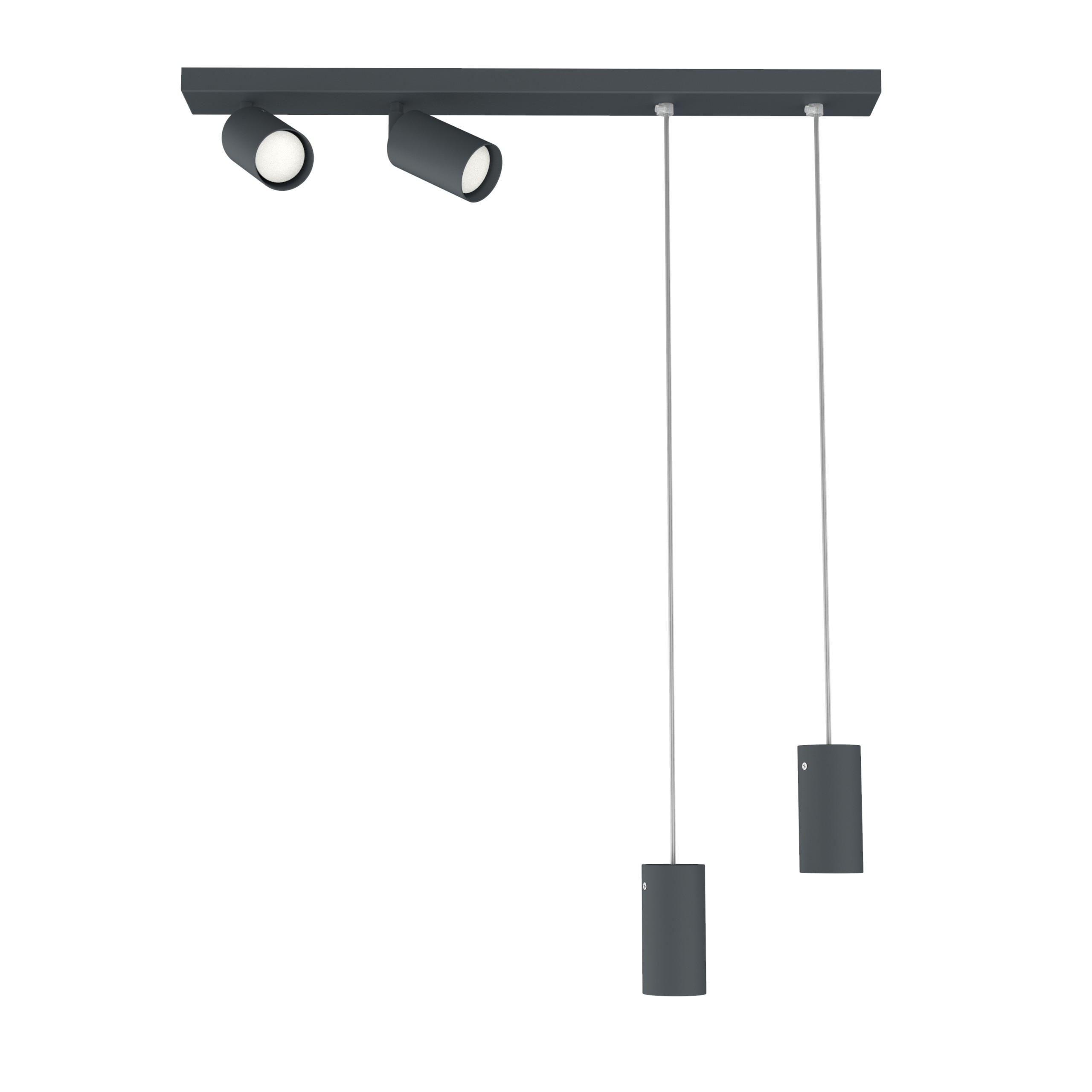 Lumicom Strahler Anthrazit 70x120x6 cm