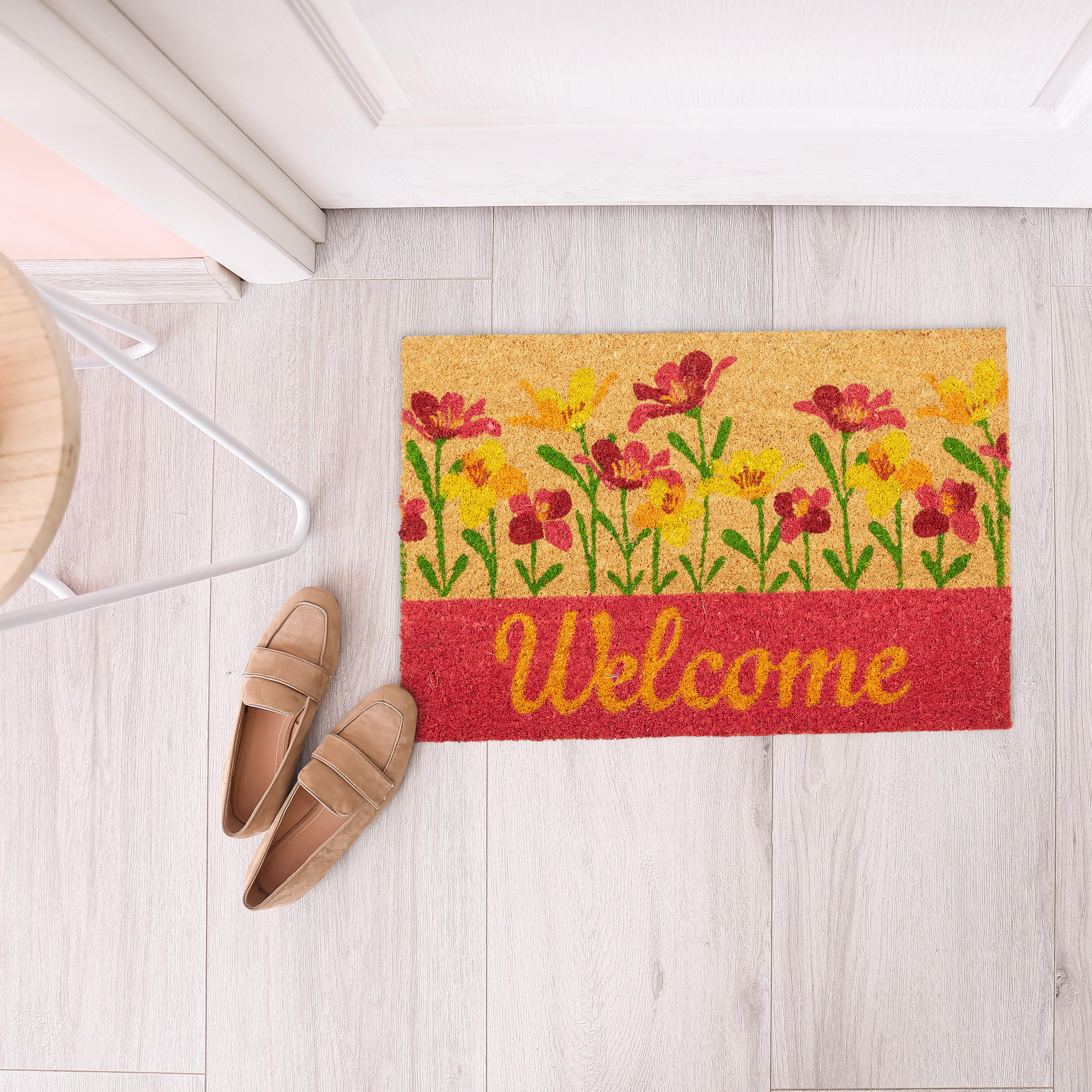 KOKOSFUSSMATTE - Multicolor, Kunststoff/Textil (60/40cm) - Relaxdays