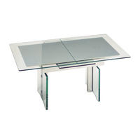 FUNKTIONSTISCH Candice höhenverstellbar und ausziehbar 125(165,5) x 75 x 56-75 Couchtisch massiv Glas/Perlsilber - Naturfarben, Holz (125/75/56cm) - 58aufmkessel