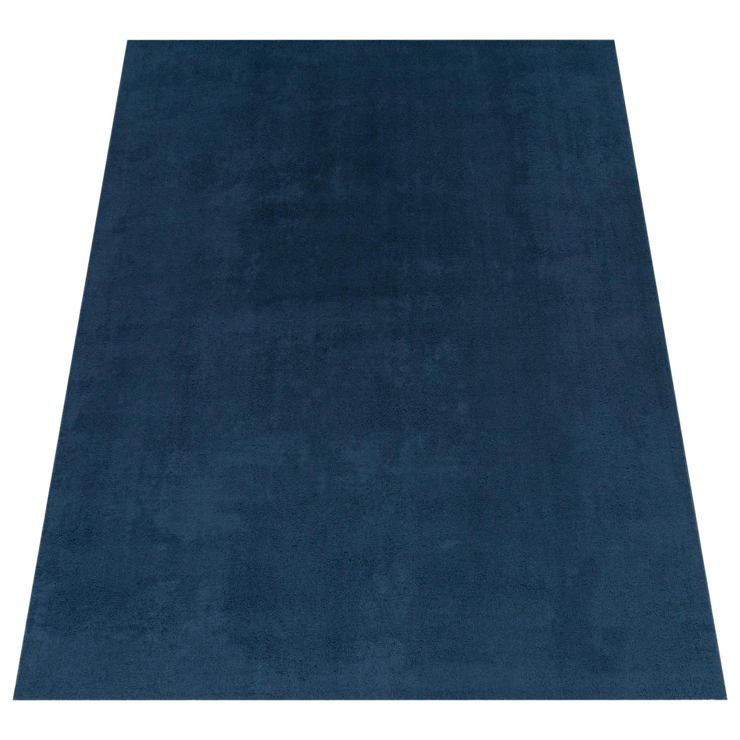 Paco Home Kurzflorteppich Dunkelblau 80x150 cm