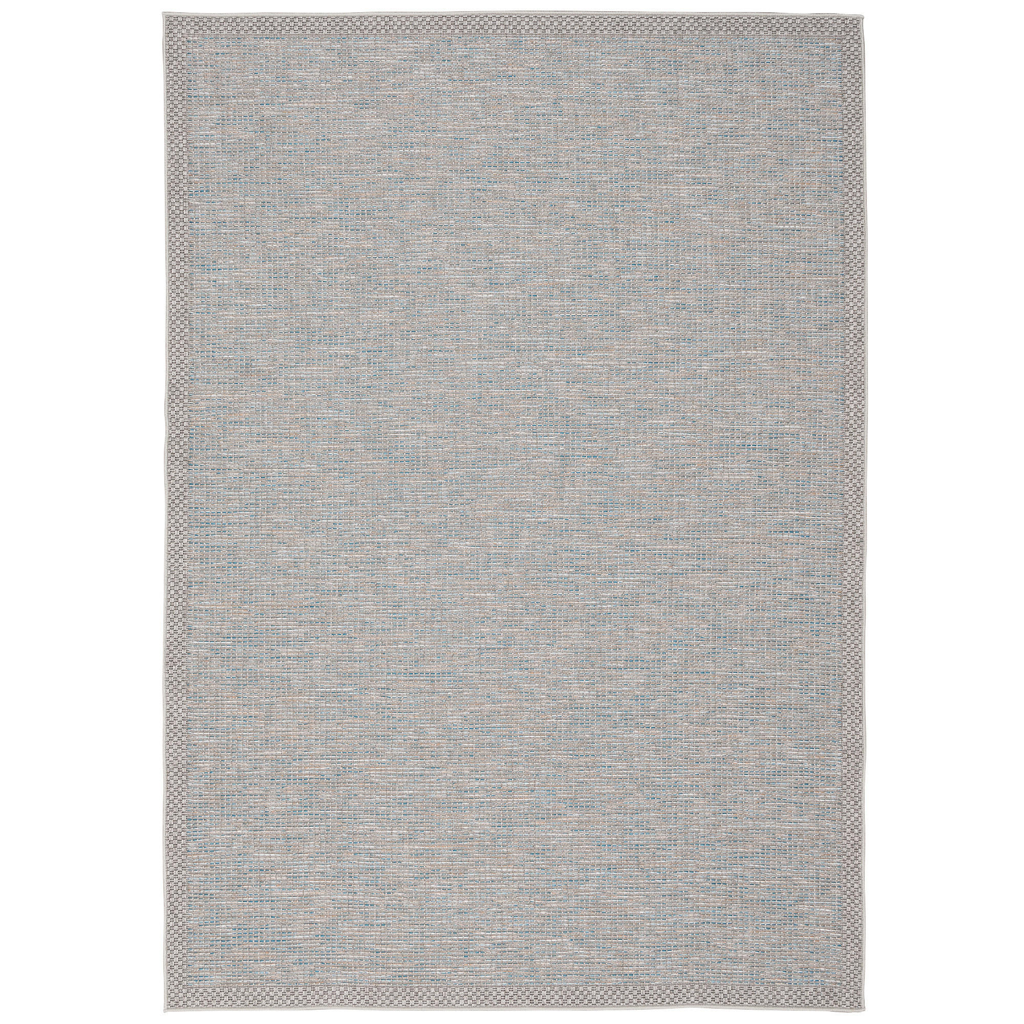 IN & OUTDOOR TEPPICH FLACHGEWEBE OTTAWA MIX - Blau, Textil (80/150cm) - Pergamon