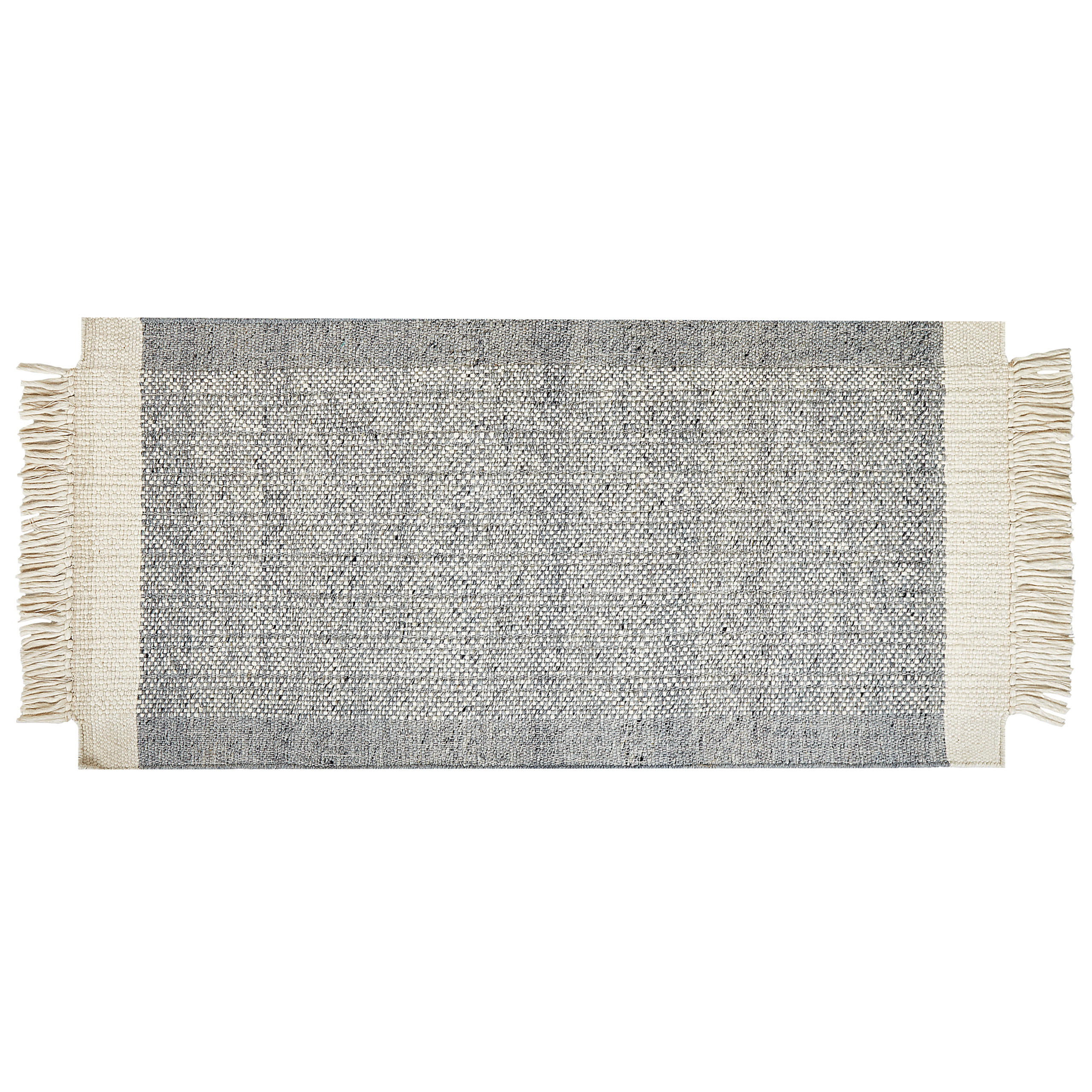 KURZFLOR-TEPPICH Tatlisu 150/80 cm - Grau, Textil (80/150cm) - Beliani