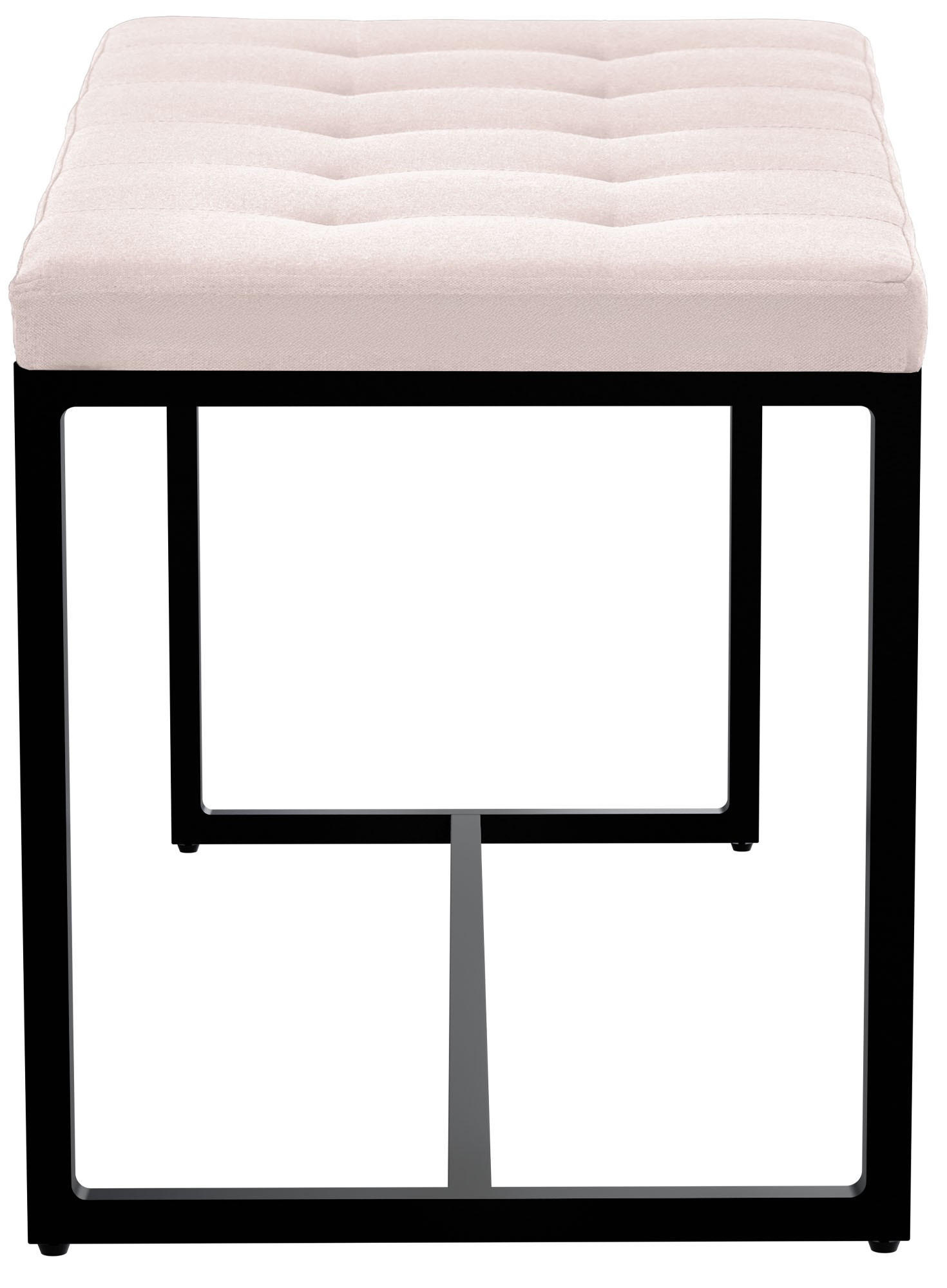 SITZBANK Elvion Stoff creme - Naturfarben, Kunststoff (100/48/40cm) - TPFLiving