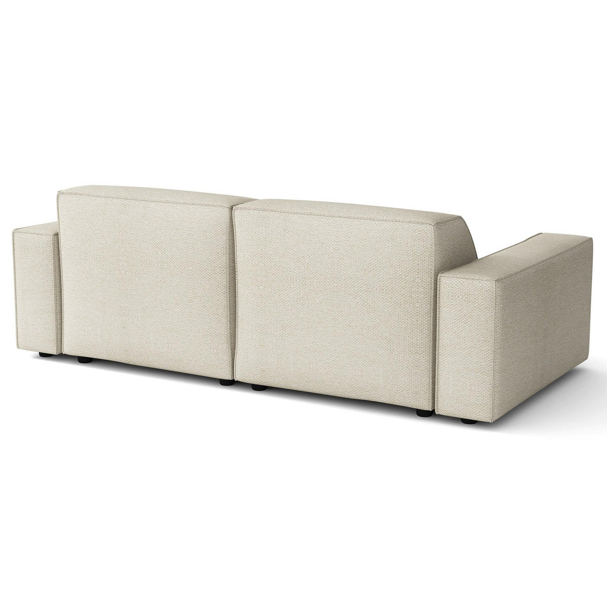 ROHOVÁ POHOVKA Sellmo 210 cm - černá/krémová, textil/plast (210/166cm) - Selsey