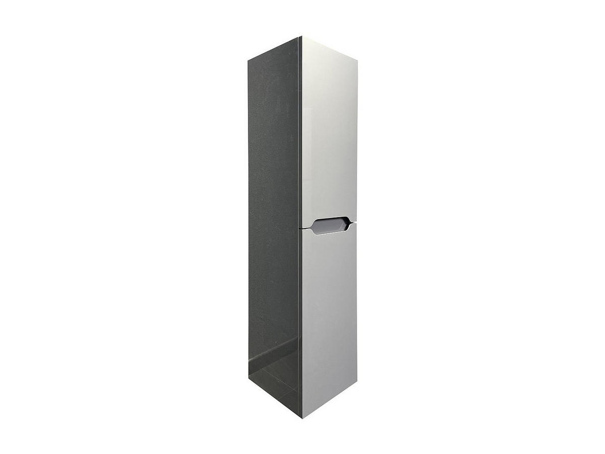 BADSCHRANK - 30 cm x 30 cm - Holz, Platte - Grau STEFANIE - Grau, Holz (30/120/30cm) - Vente-Unique