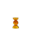 KERZENHALTER Itinga Orange Ø9,5/15,5 cm - Orange, Glas (9.5/15.5/9.5cm) - Light & Living