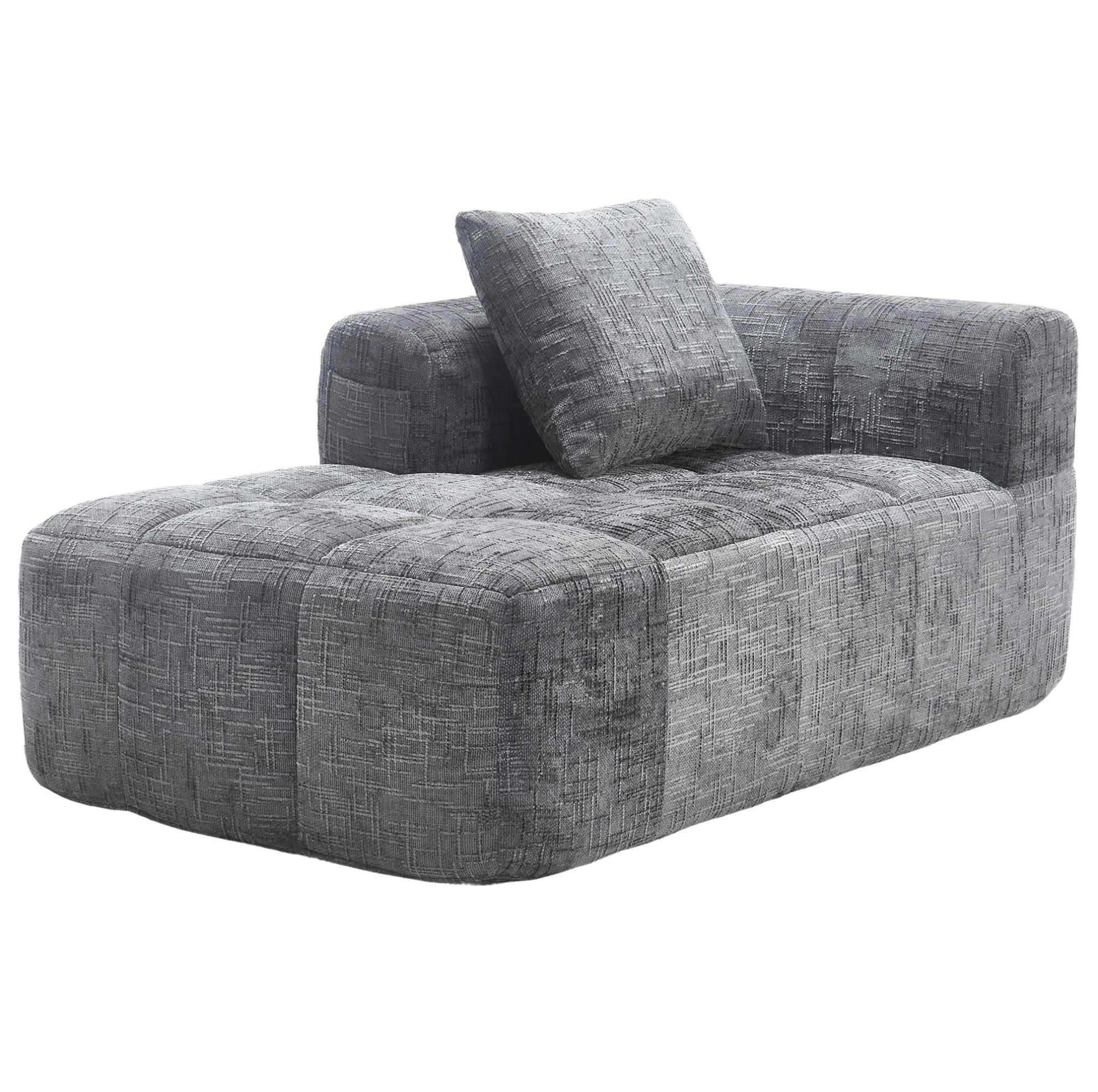Meubliv Sofa Grau 90x60x158 cm