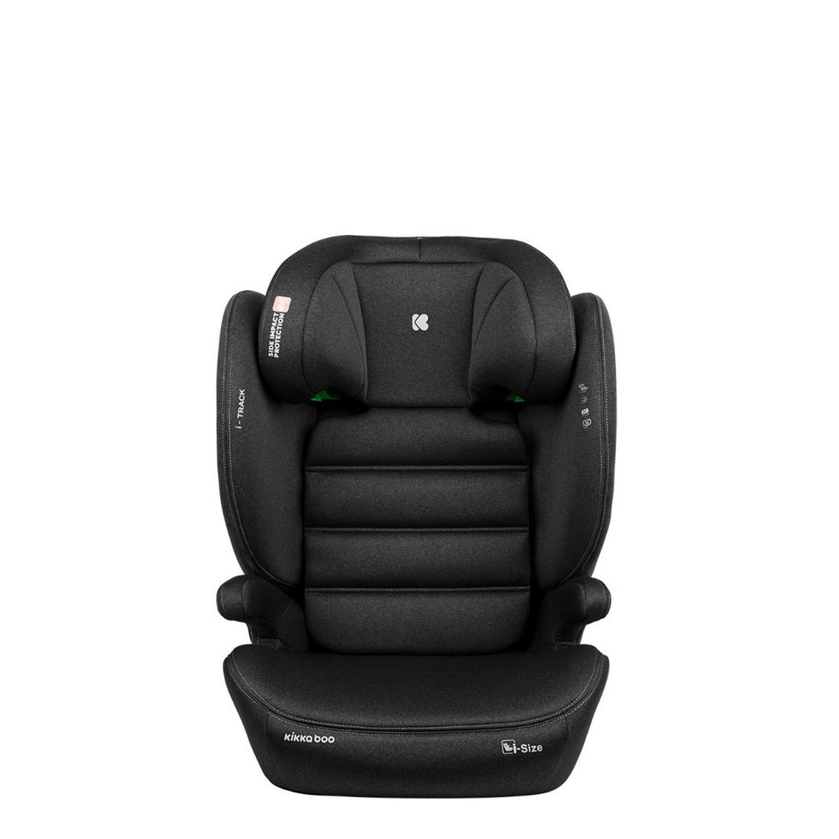 KINDERSITZ i-Track i-Size schwarz (100 - 150 cm) Gruppe 2/3 Isofix verstellbar - Schwarz, Kunststoff (44/61/45cm) - Kikka boo