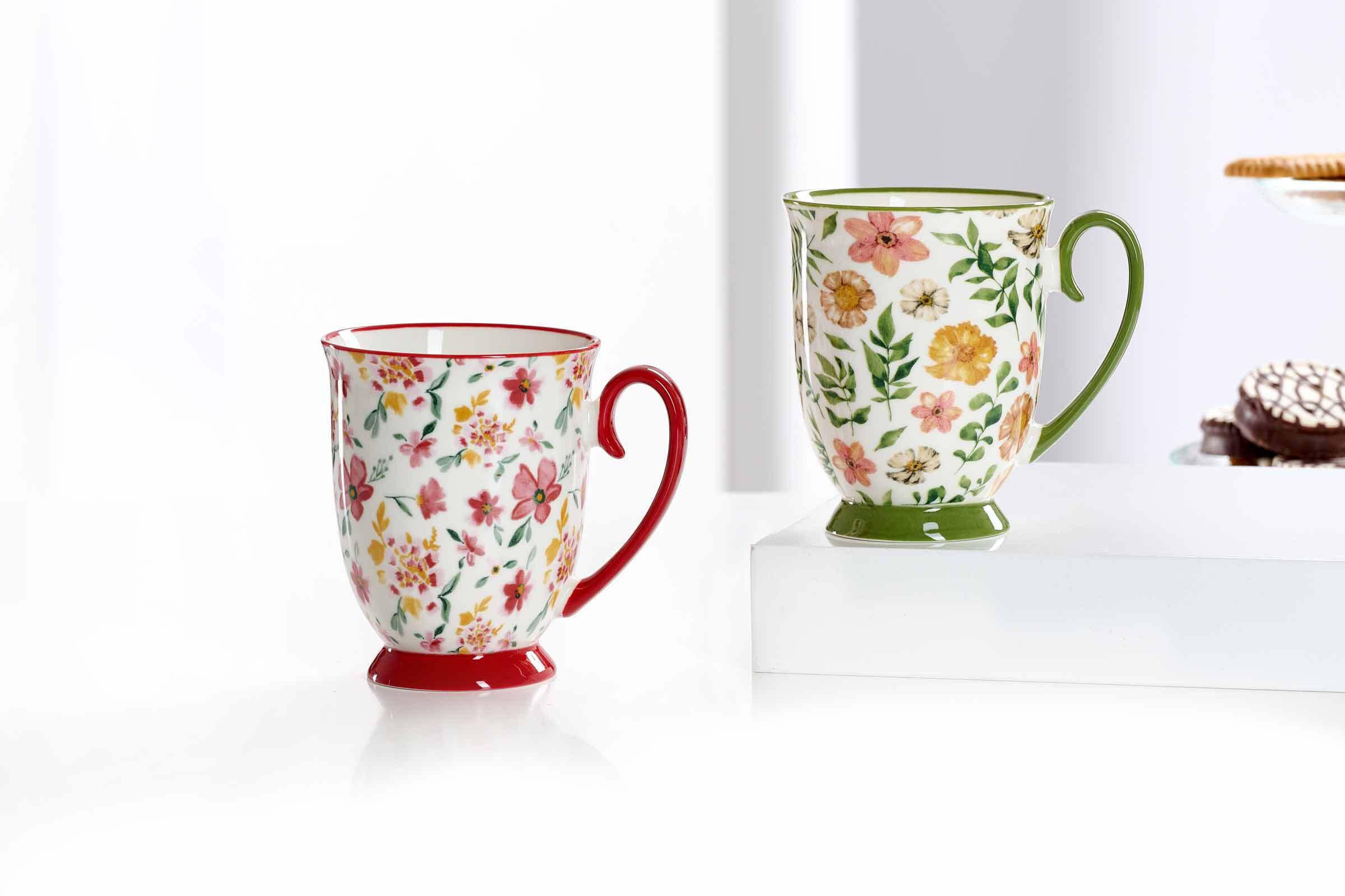 Thumbnail - Ritzenhoff Breker Henkelbecher, Grün, Keramik, Rund, Kaffee & Tee, Tassen, Kaffeebecher