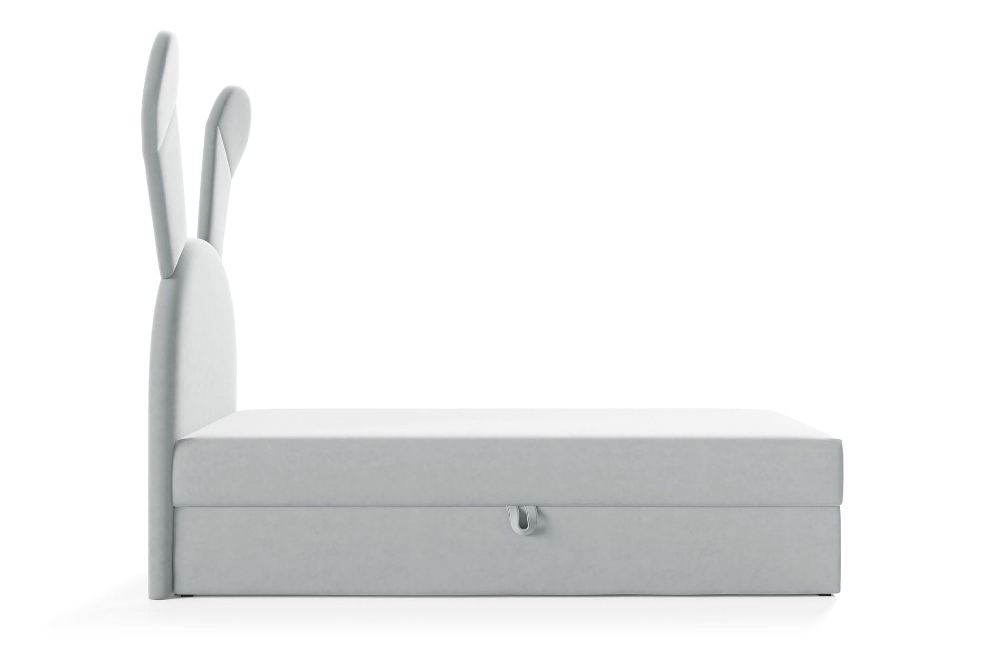 Thumbnail - Fun Möbel Kinderbett, Grau, Textil, 100x200 cm, Kinder- & Jugendzimmer, Kindermöbel, Kinderbetten, Kindereinzelbetten