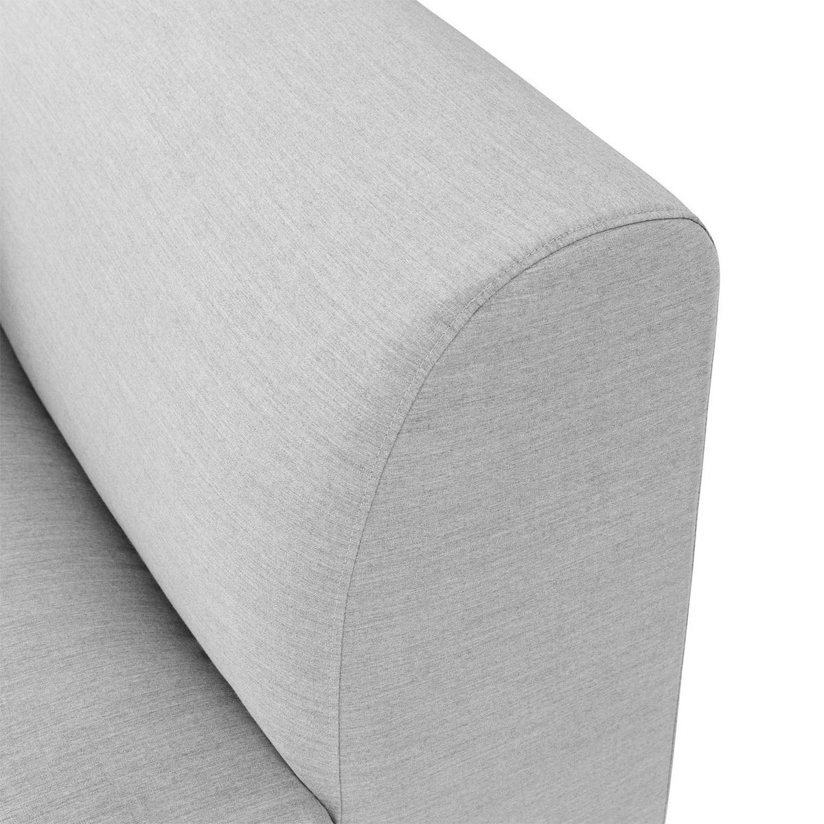 GARTENSOFA CALABRIA - Hellgrau, Kunststoff (251/74/193cm) - IDIMEX