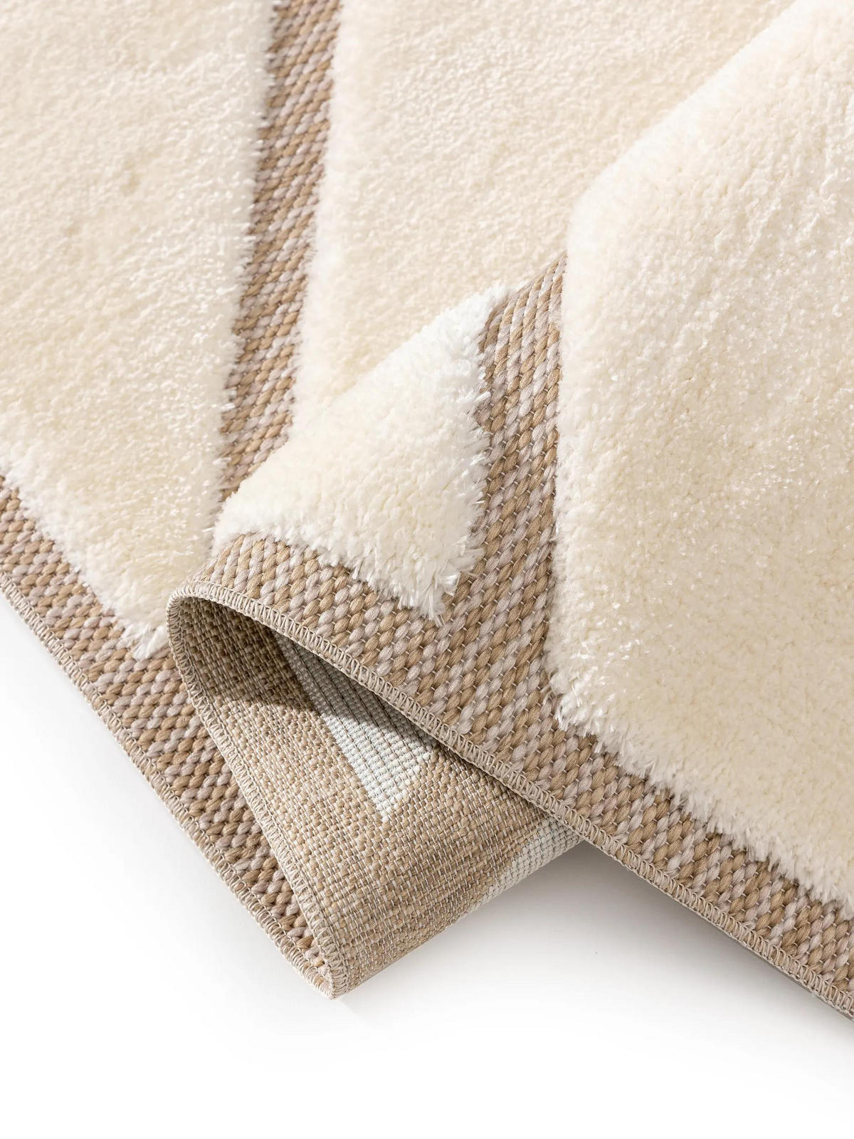 TEPPICH Elvy Cream/Beige 200x300 cm - Creme, Kunststoff (200/300cm) - benuta