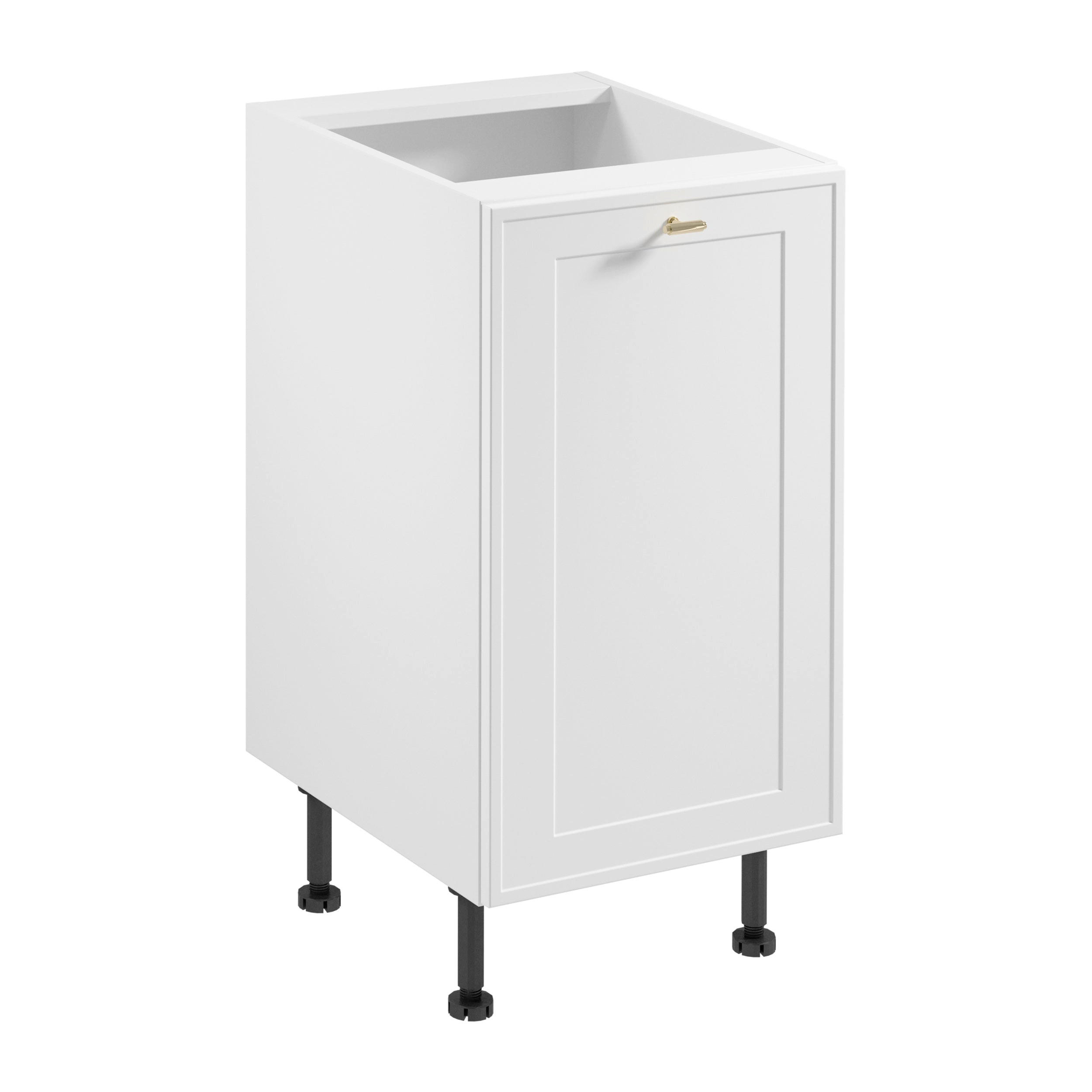 UNTERSCHRANK D45 P/L – Sorento Weiß – Weiß - Weiß, Holzwerkstoff (45/87/52cm) - ROYAL24_MARKT