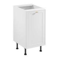 UNTERSCHRANK D45 P/L – Sorento Weiß – Weiß - Weiß, Holzwerkstoff (45/87/52cm) - ROYAL24_MARKT