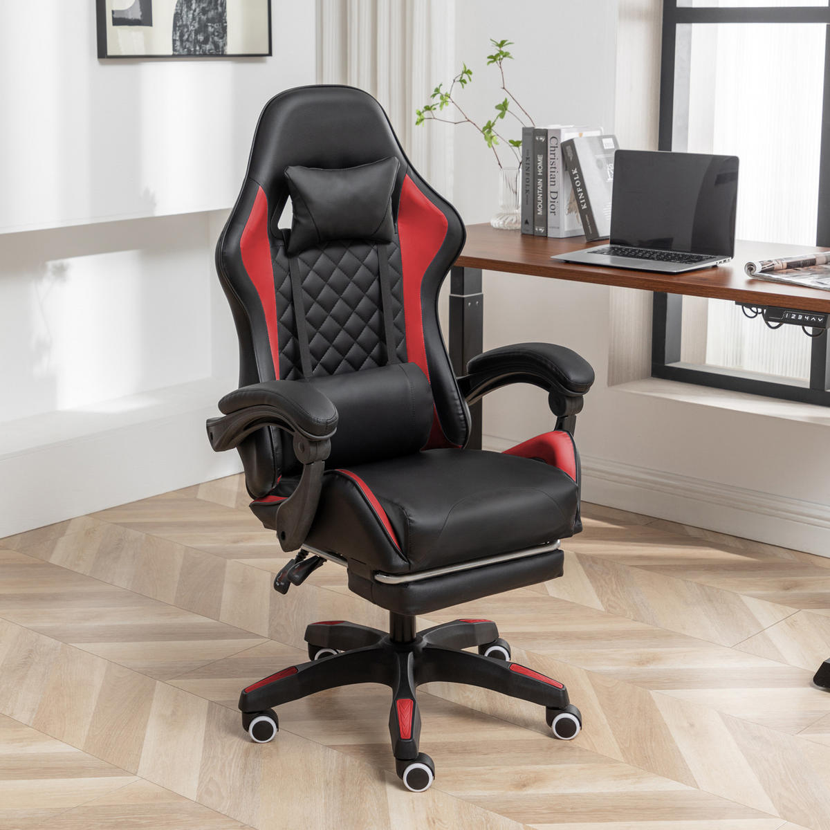 GAMINGSTUHL X-STREAM Rot - Rot, Textil (66/120/66.5cm) - SVITA
