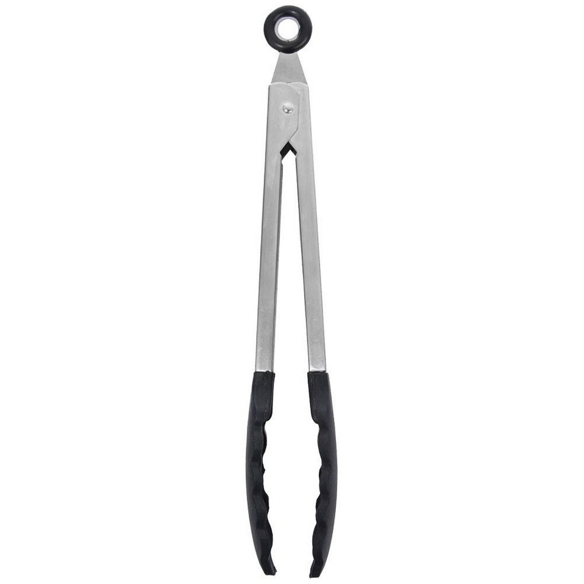 KÜCHENZANGE Stahl 27 cm - Silberfarben, Metall - Orion 