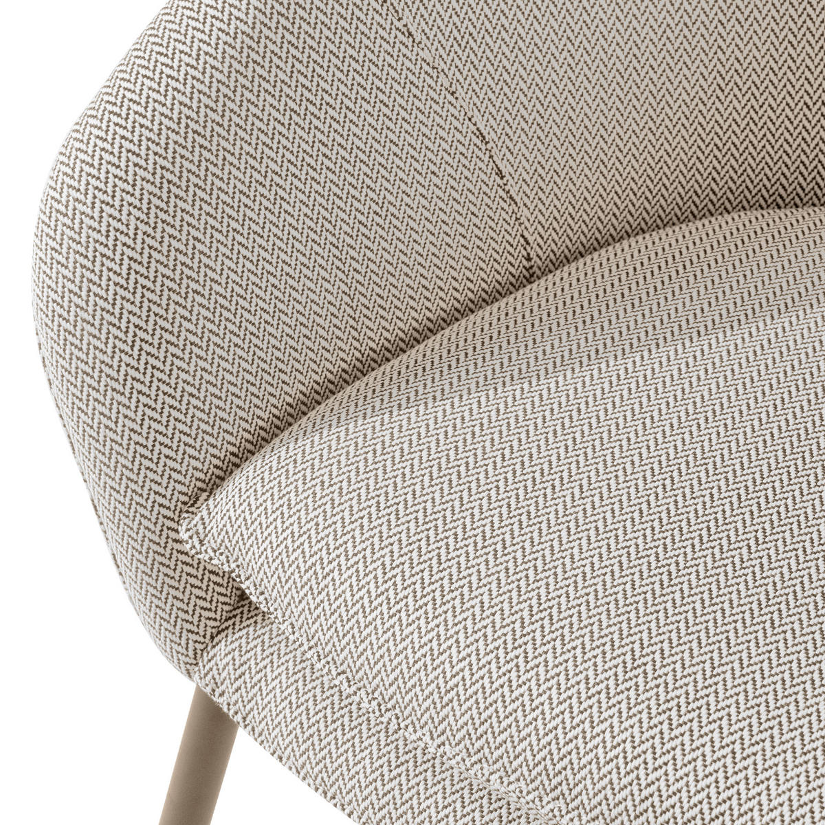 GARTENSOFA SOLIS Loungesofa, - Weiß, Textil/Metall (118/76/66cm) - KONSIMO®