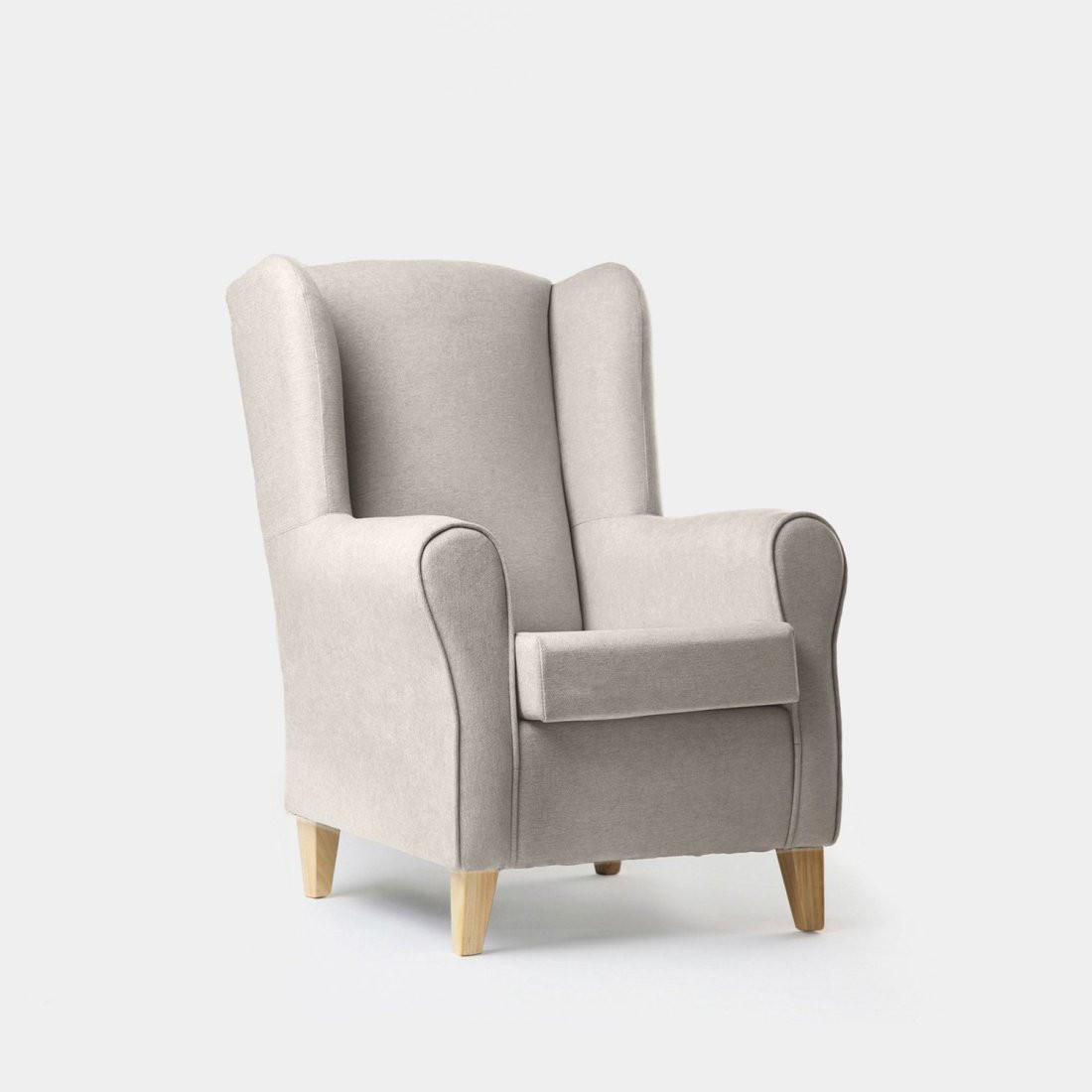 EINZELSESSEL Isabela Beige 75 cm x 103 cm - Beige, Textil (75/103/84cm)