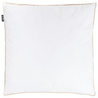 KOPFKISSEN Weiß Hoch 80/80 cm Etna - Weiß, Naturmaterialien (80/80cm) - Beliani