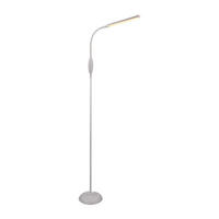 LED STEHLEUCHTE TORO Weiß - Weiß, Kunststoff (45/21/145cm)