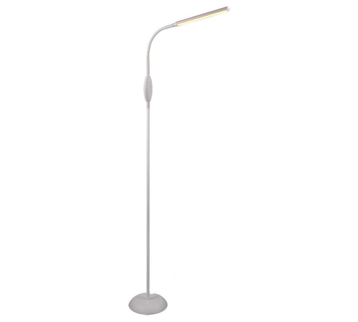 LED STEHLEUCHTE TORO Weiß - Weiß, Kunststoff (45/21/145cm)