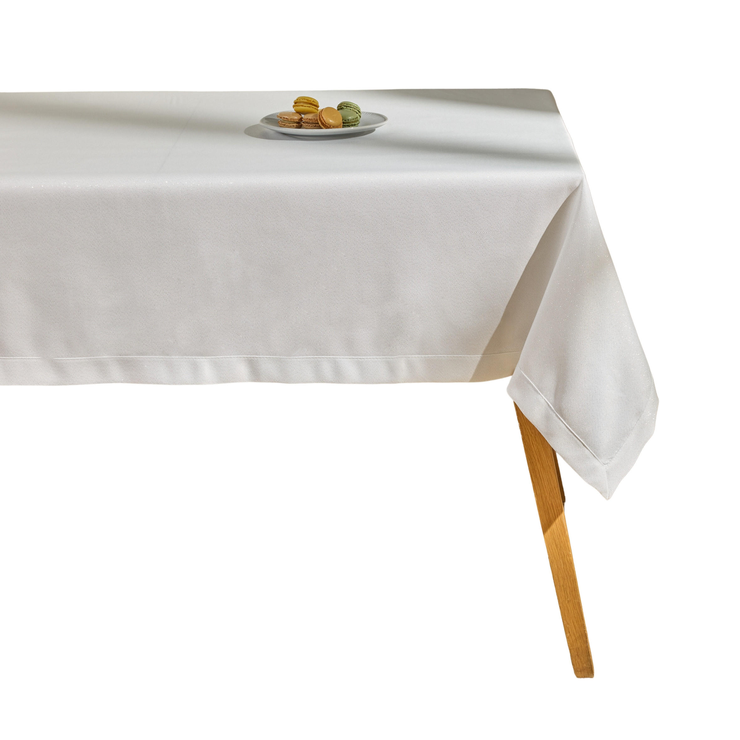 TISCHDECKE Sausa 145x360, Silber - Silberfarben, Textil (360/145/1cm) - home&you