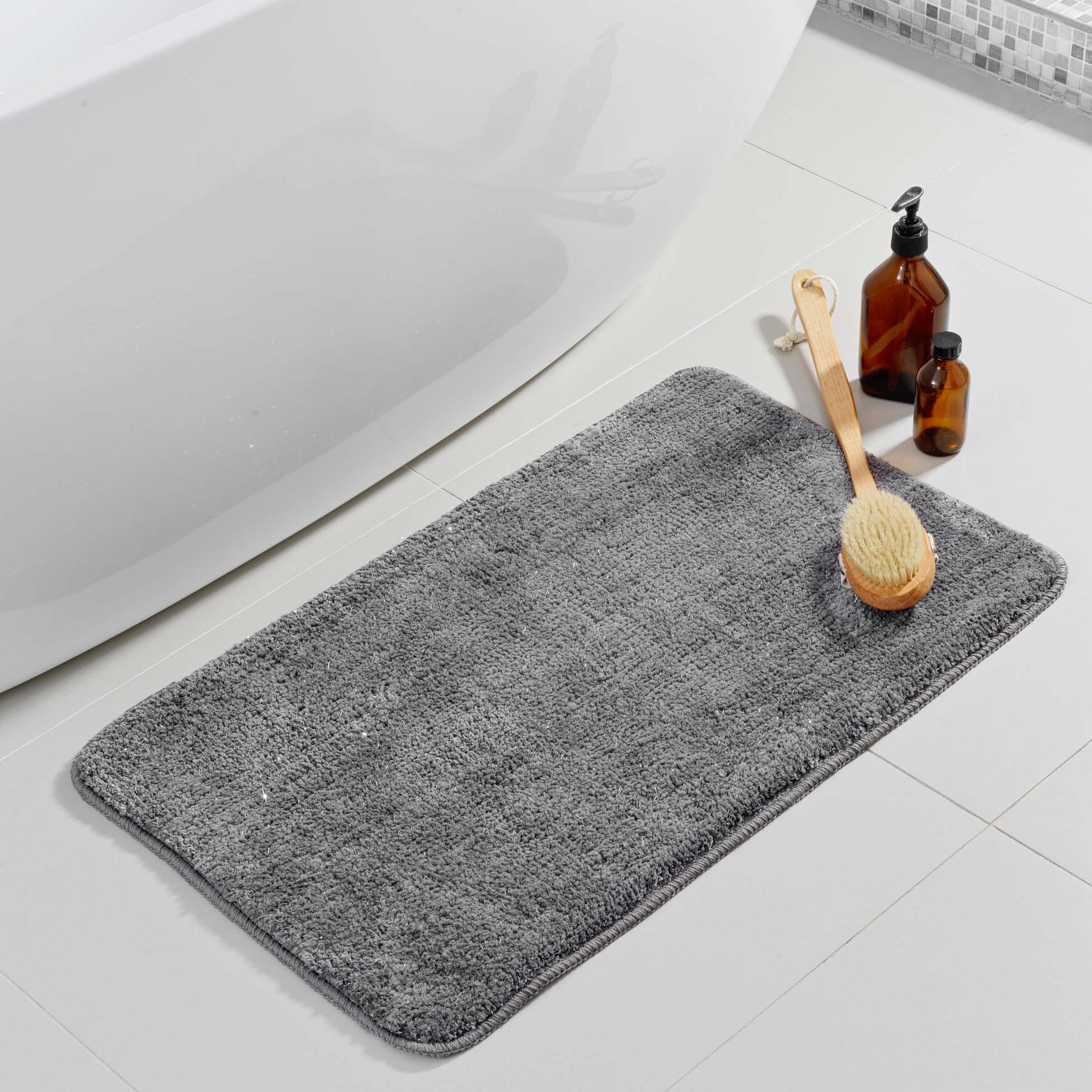 BADEMATTE Metropolis 45/75 cm - Grau, Textil (75/45cm) - Douceur d´intérieur