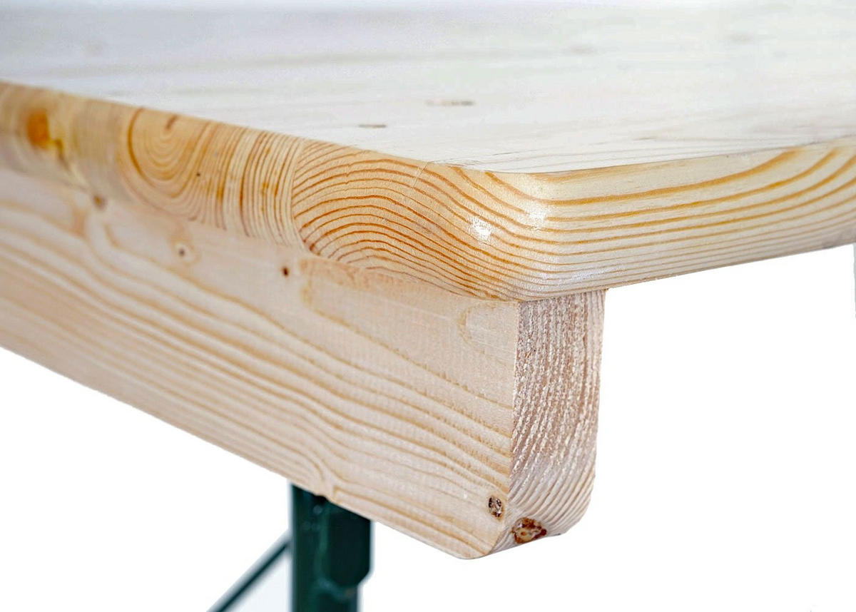 STEHTISCH 110x125x70cm Biergartentisch Braun-Grün - Grün, Holz (70/125/110cm) - PROREGAL