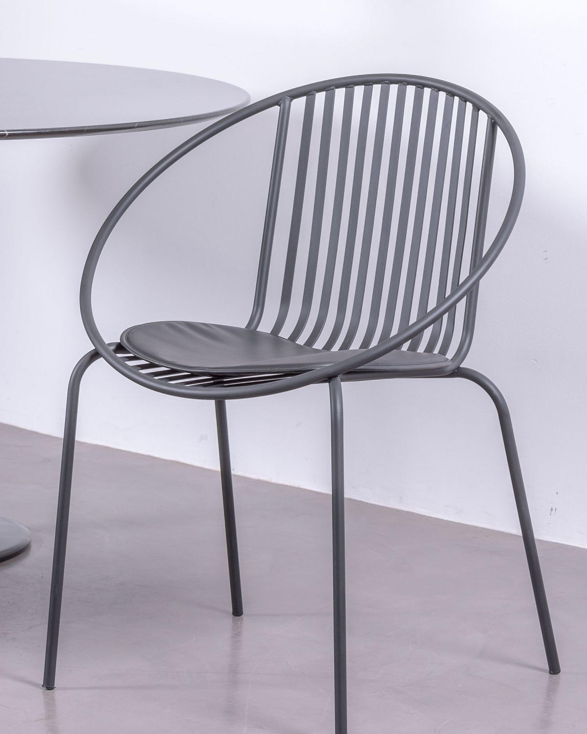 STUHL Metall Schwarz - Schwarz, Metall (66/83/54cm) - Nest Dream