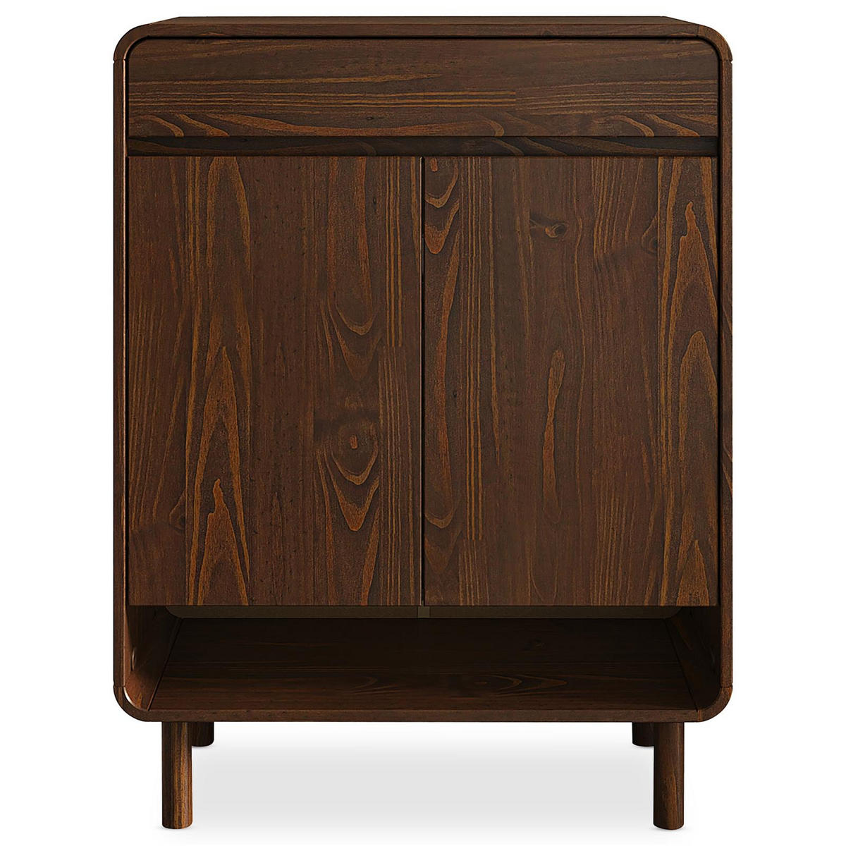 SCHUHSCHRANK JUAN nussbaum - Nussbaumfarben, Holz (79/104/37cm) - IDIMEX