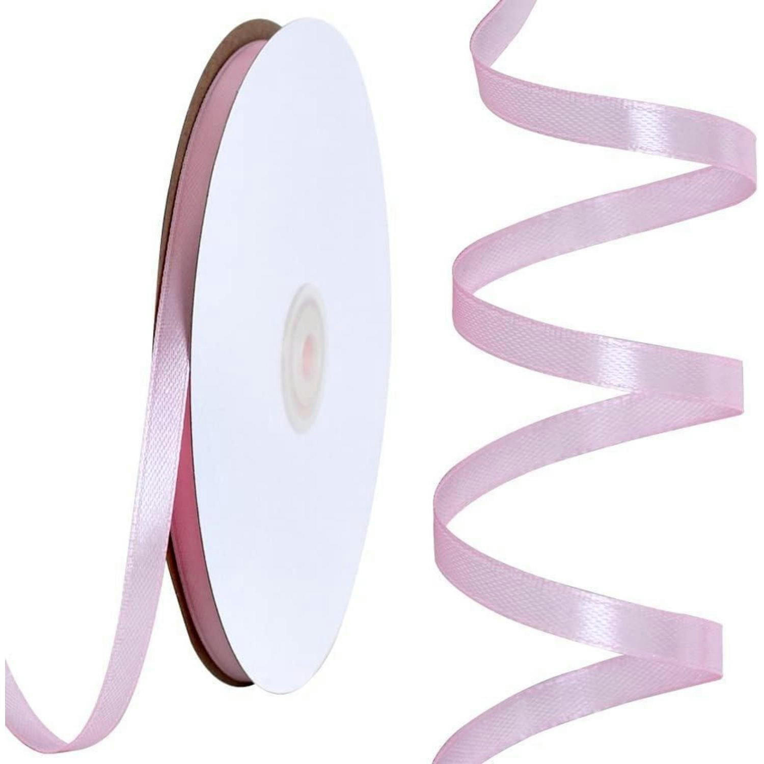 SATINBAND Babyrosa 0,6 cm x 91 m - Rosa, Textil (10.2/0.1/254cm)